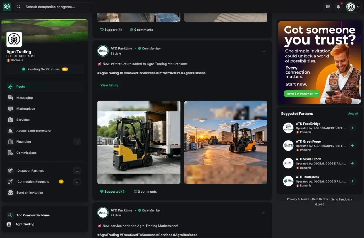 AgroTrading integruje